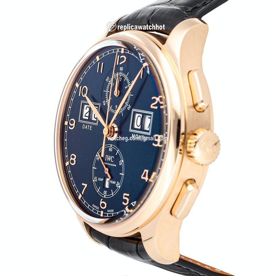 IWC Portuguese Perpetual Calendar Digital Date-Month Mens watch Unisex Automatic Rose gold IW3972-04 2