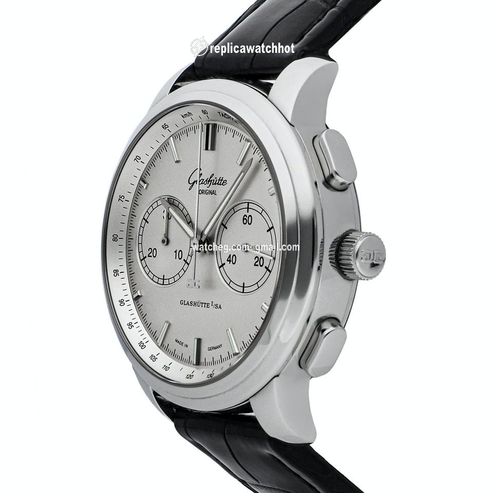 Glashtte Original Senator Chronograph XL Mens watch Unisex Automatic Steel 39-34-21-42-04 2