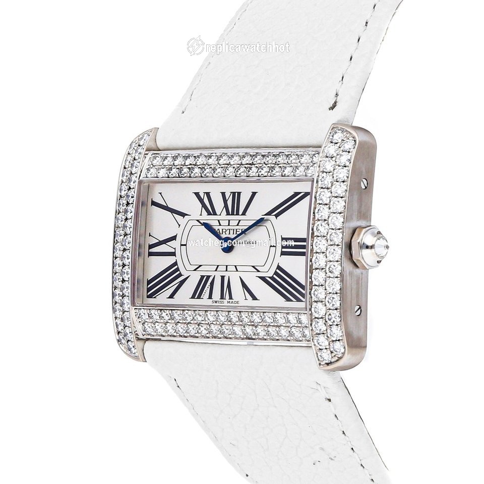 Cartier Tank Divan Womens watch Quartz White gold WA301356 2