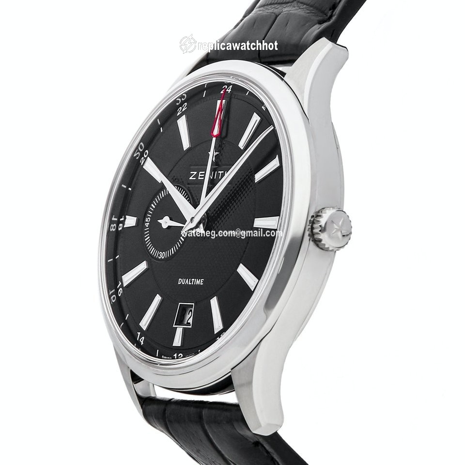 Zenith Elite Dual Time Mens watch Unisex Automatic Steel 03.2130.682 22.C493 2