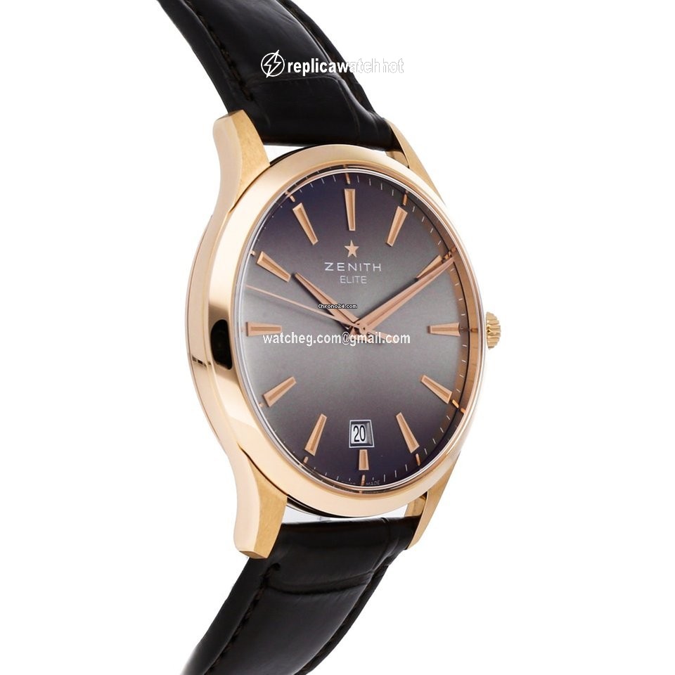 Zenith Captain Central Second Mens watch Unisex Automatic Rose gold 18.2020.670 22.C498 2
