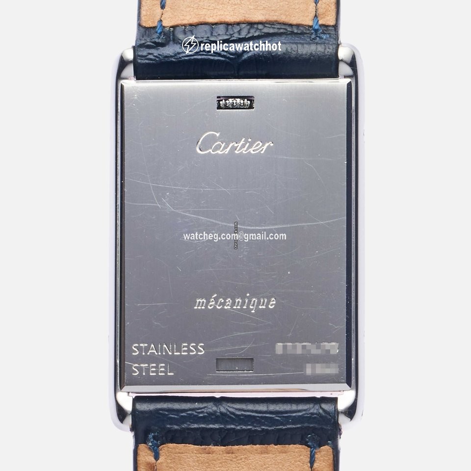 Cartier Tank Mens watch Unisex Manual winding Steel 2390 2