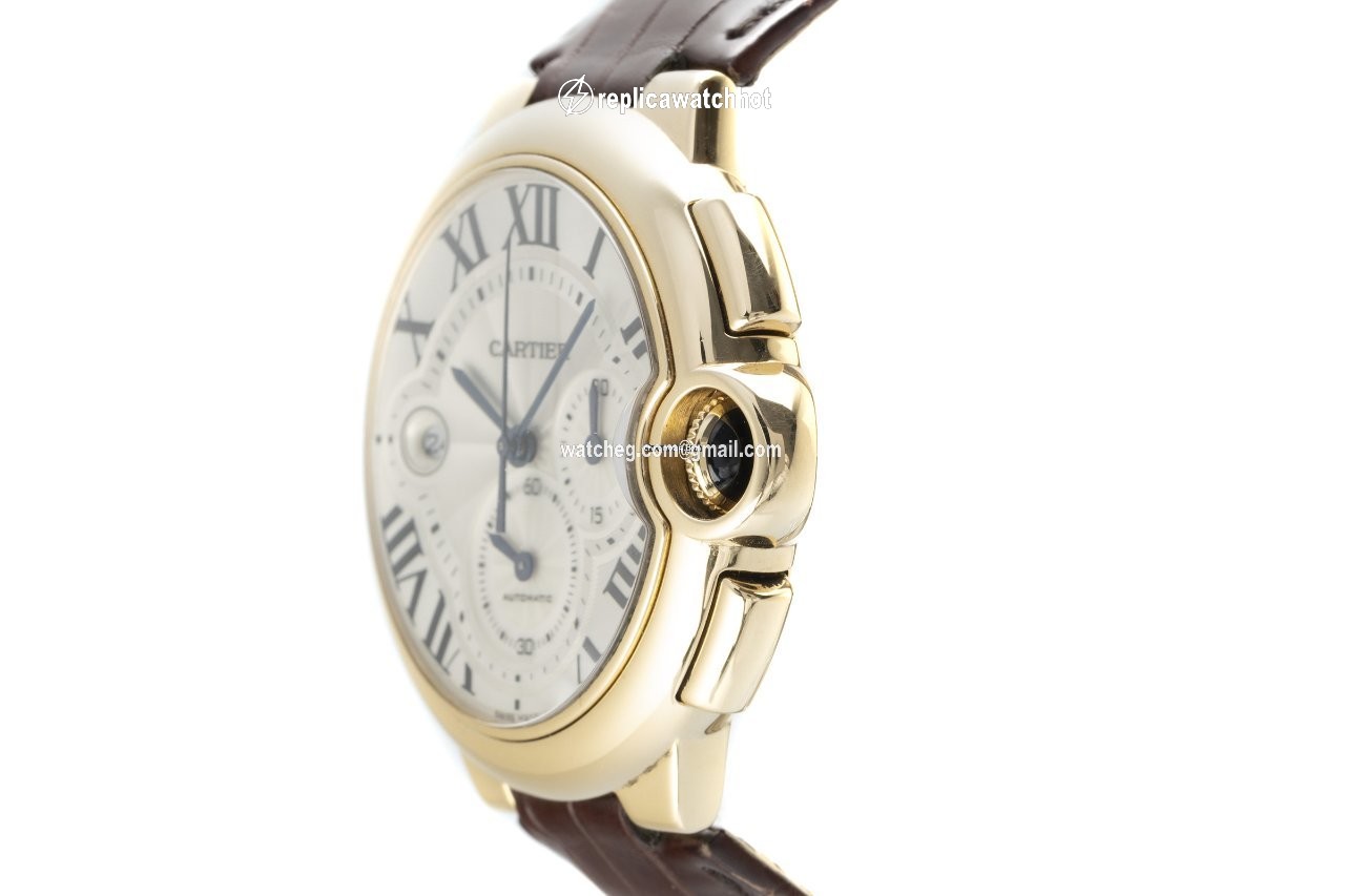 Cartier Ballon Bleu 44mm Mens watch Unisex Automatic Yellow gold W6920009 2