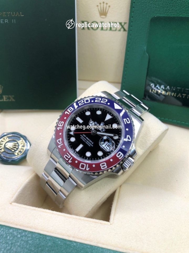 Rolex GMT-Master II Mens watch Unisex Steel Automatic 126710blro-0002 2