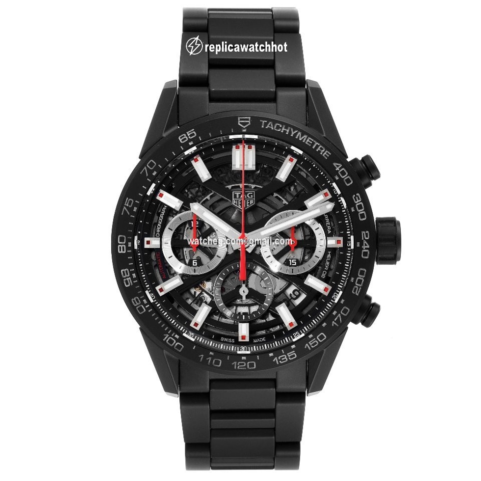TAG Heuer Carrera Heuer-02T Mens watch Unisex Automatic Ceramic CBG2090.BH0661 2