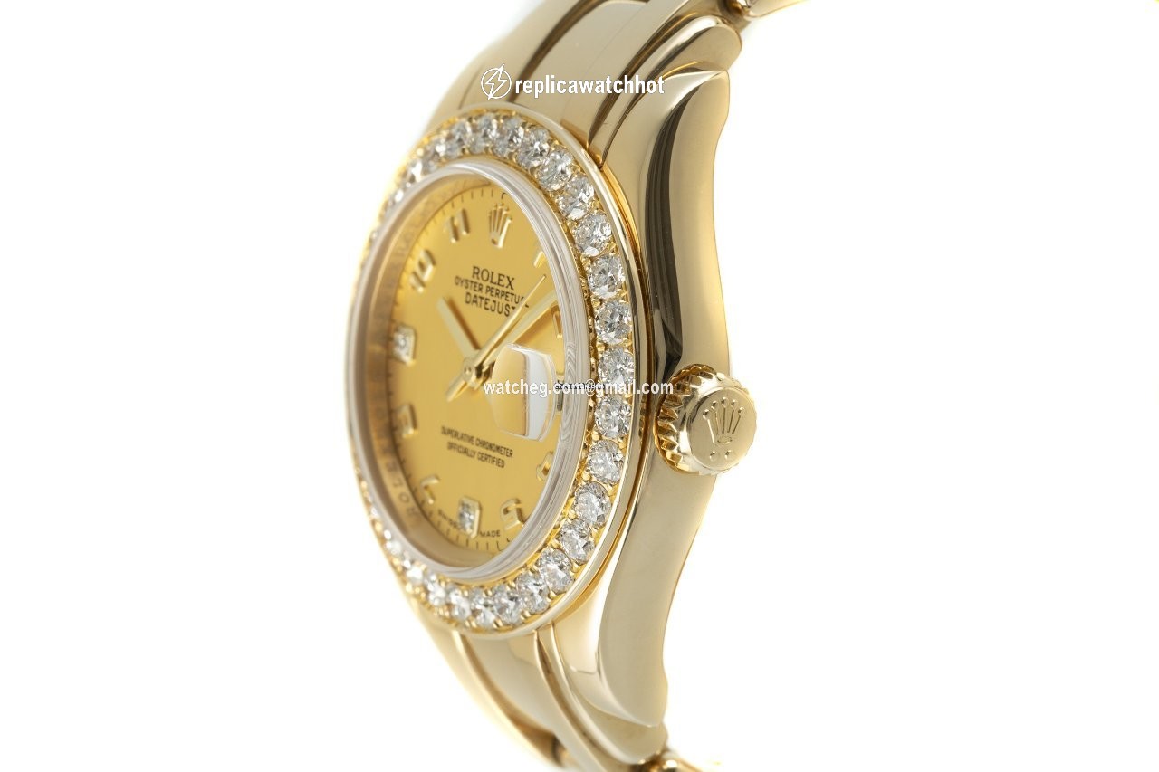 Rolex Lady-Datejust Pearlmaster Womens watch Yellow gold Automatic 80298 2