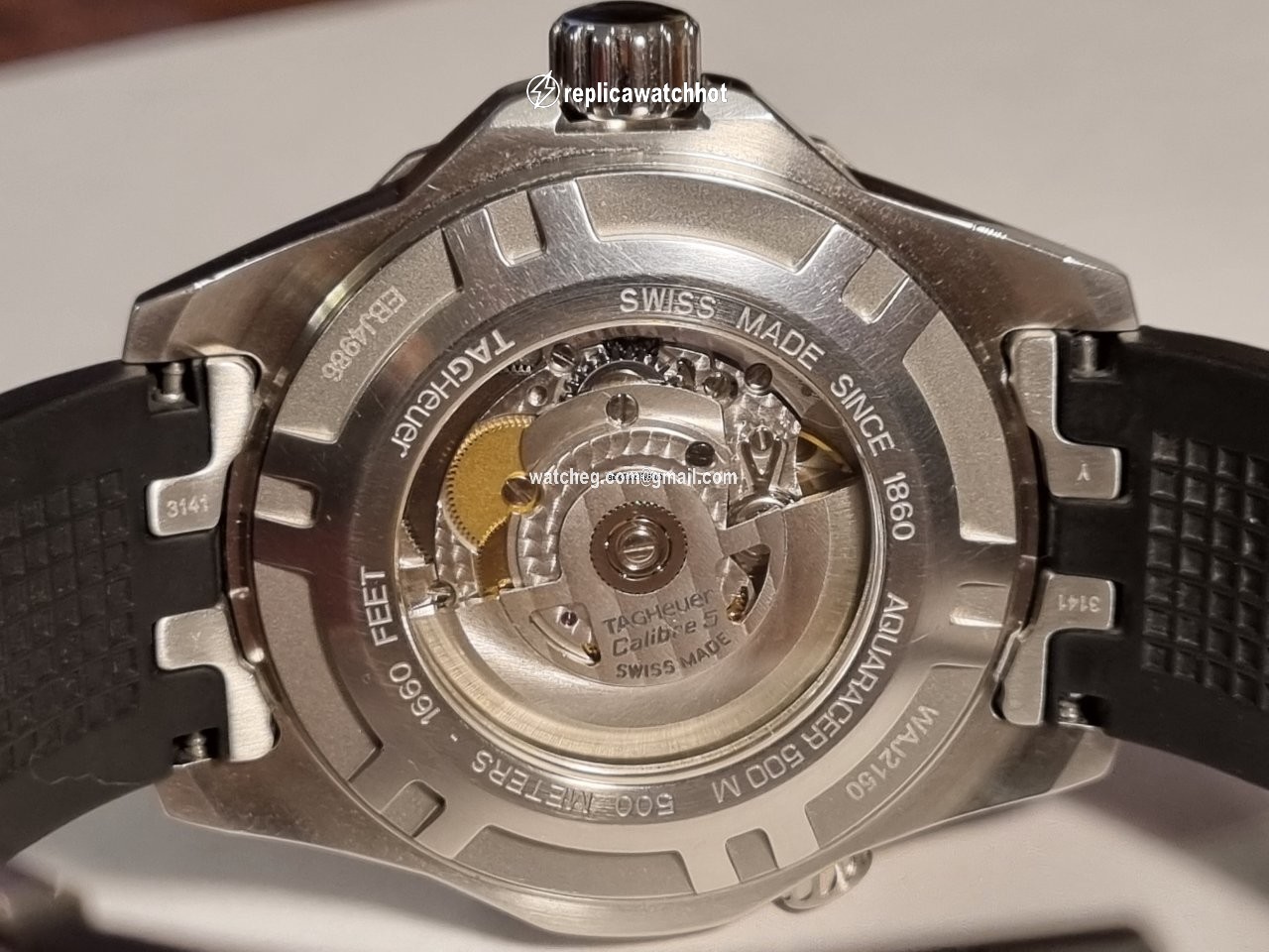TAG Heuer Aquaracer 500M Mens watch Unisex Automatic Steel WAJ2150 2