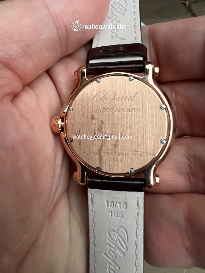 Chopard Happy Sport Womens watch Quartz Rose gold 277471-5013 2