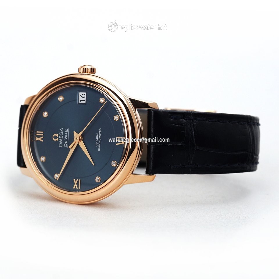 Omega De Ville Prestige Womens watch Automatic Red gold 424.53.33.20.53.001 2