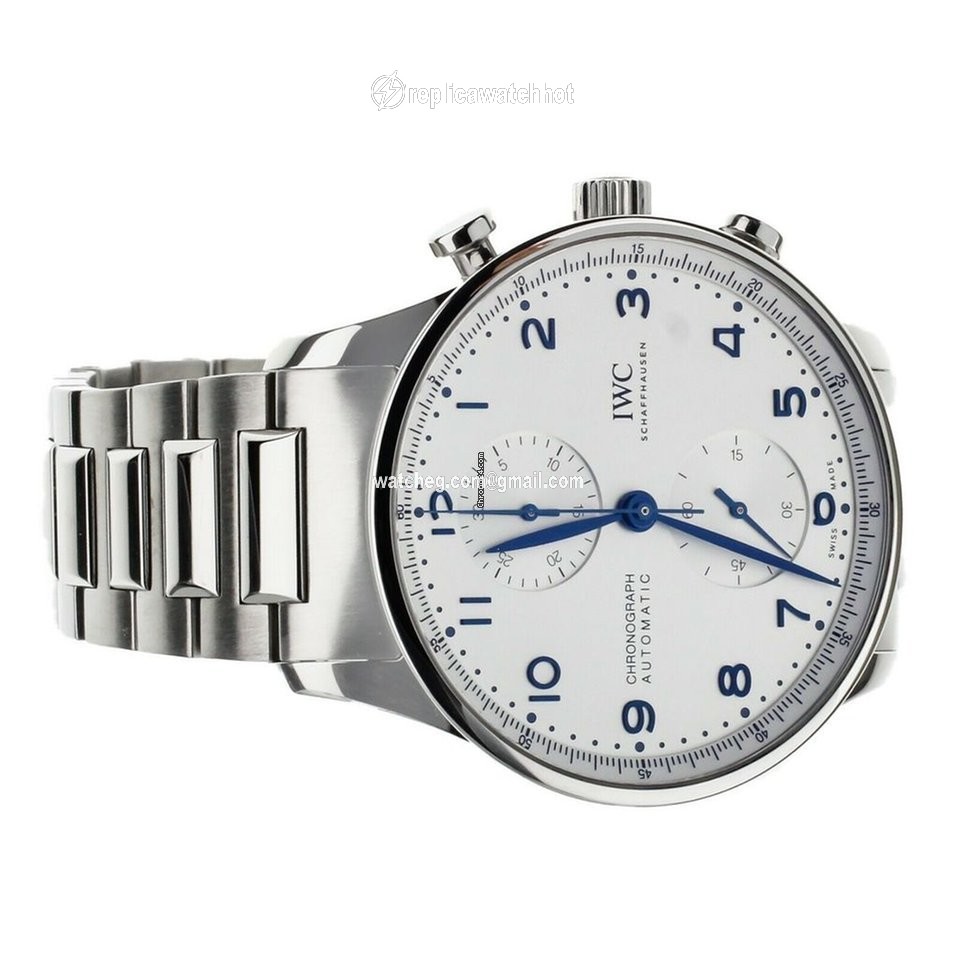 IWC Portuguese Chronograph Mens watch Unisex Automatic Steel IW371617 2
