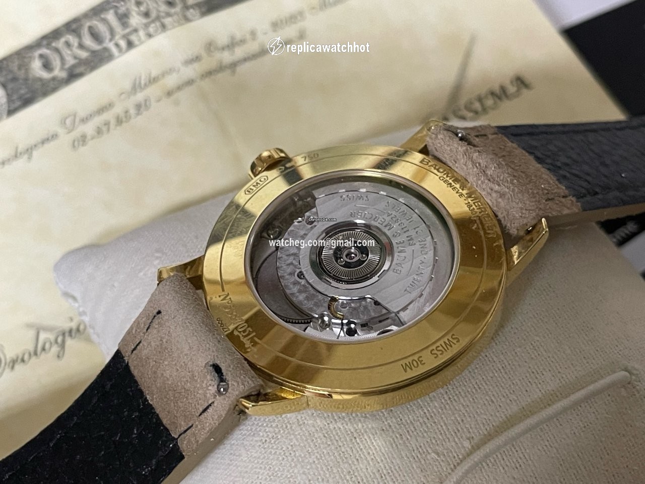Baume & Mercier Classima Mens watch Unisex Automatic Yellow gold MOA08787 2