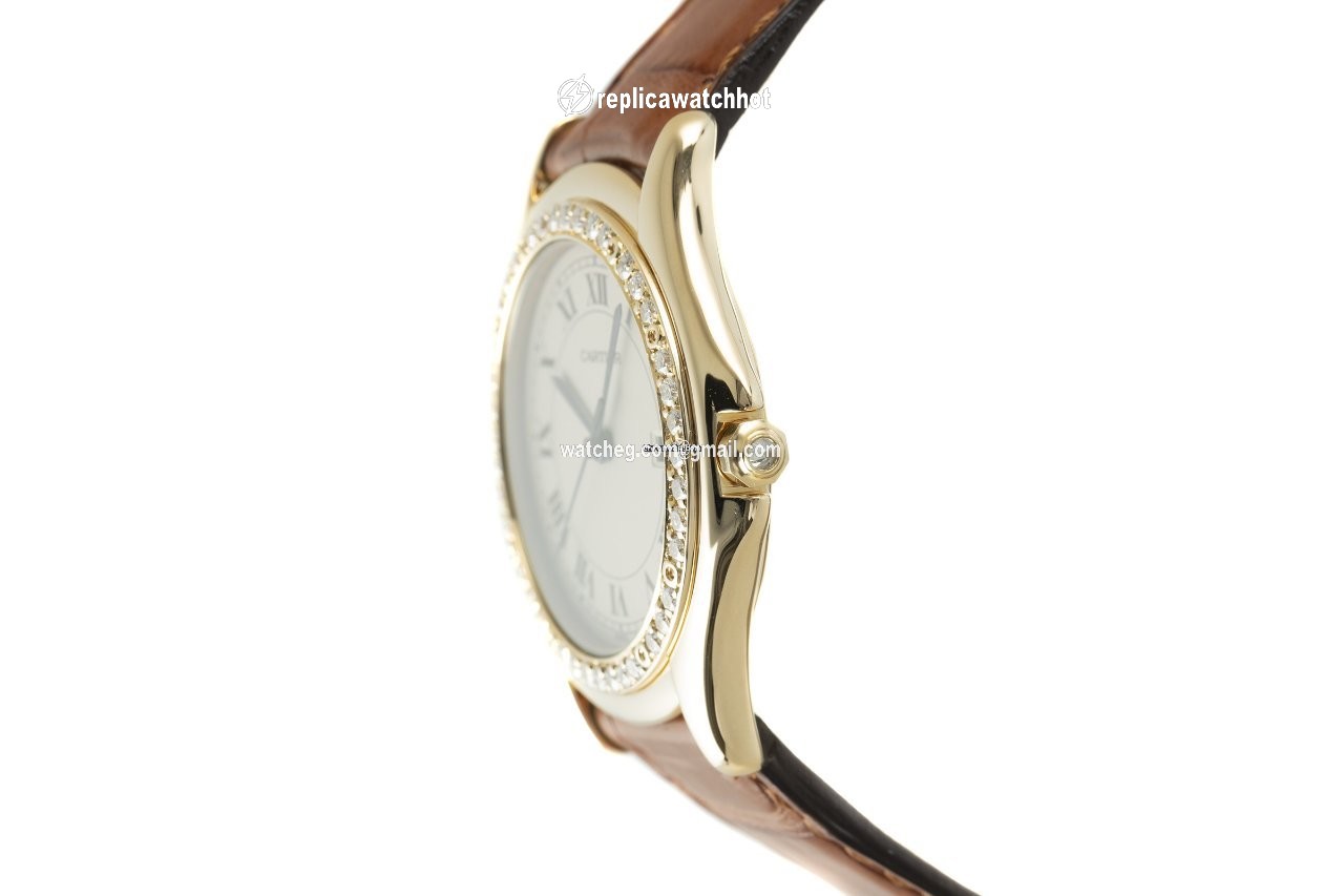 Cartier Cougar Womens watch Quartz Yellow gold 887905 2