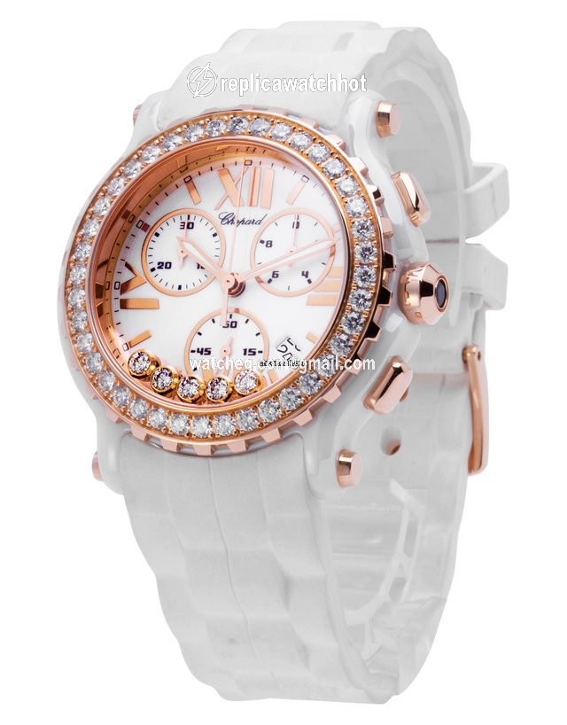 Chopard Happy Sport Mens watch Unisex Quartz Rose gold 288515-9002 2