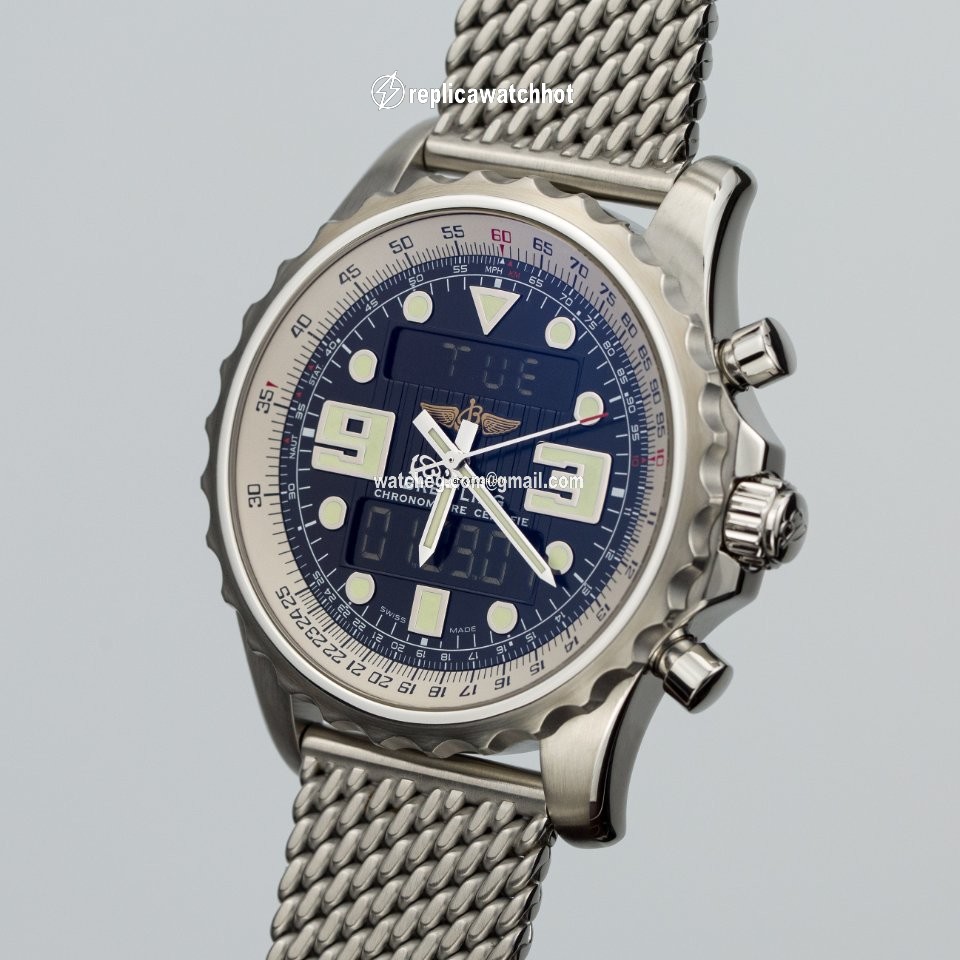 Breitling Chronospace Mens watch Unisex Quartz Steel A7836534 BA26 2