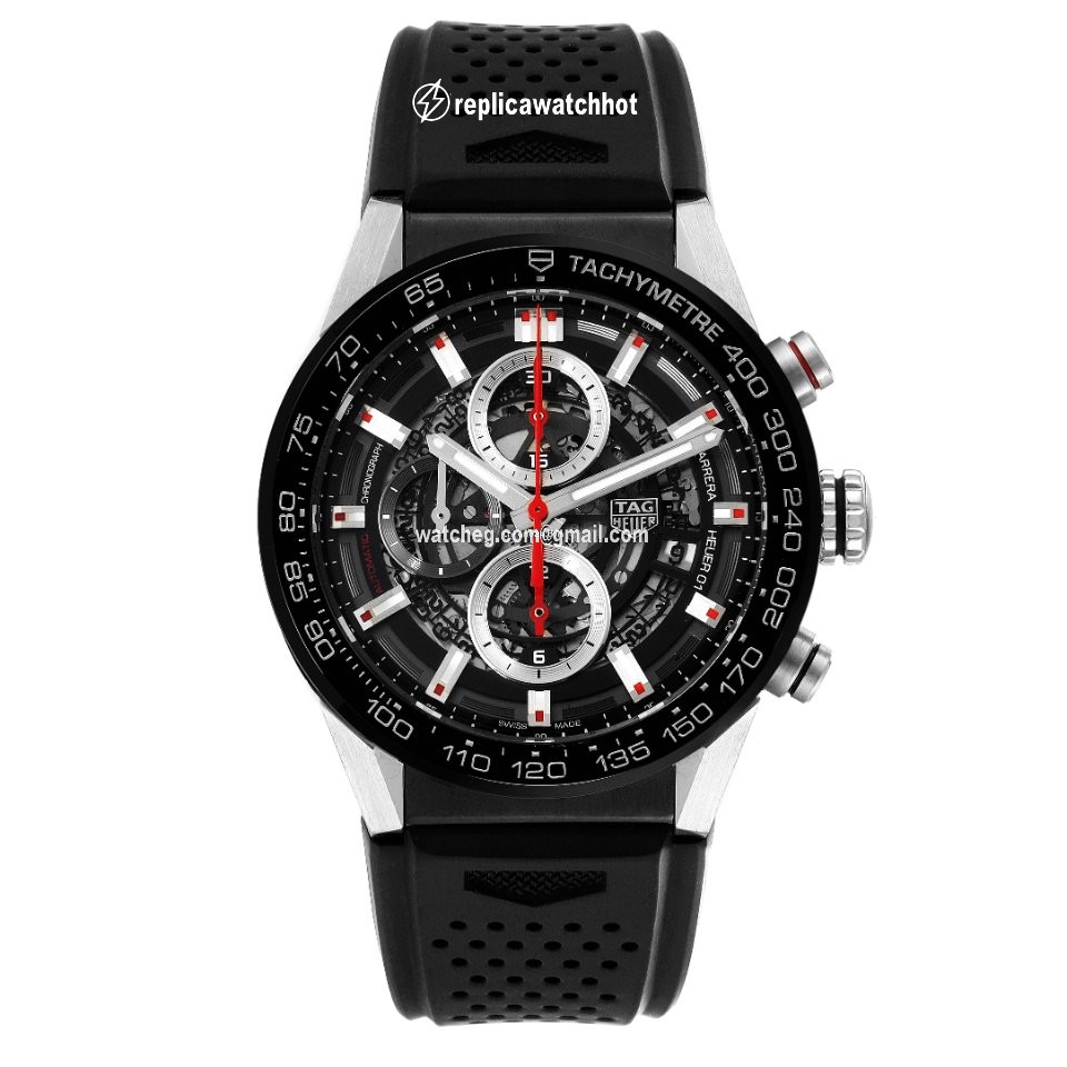 TAG Heuer Carrera Calibre HEUER 01 Mens watch Unisex Automatic Steel CAR201V.BA0714 2
