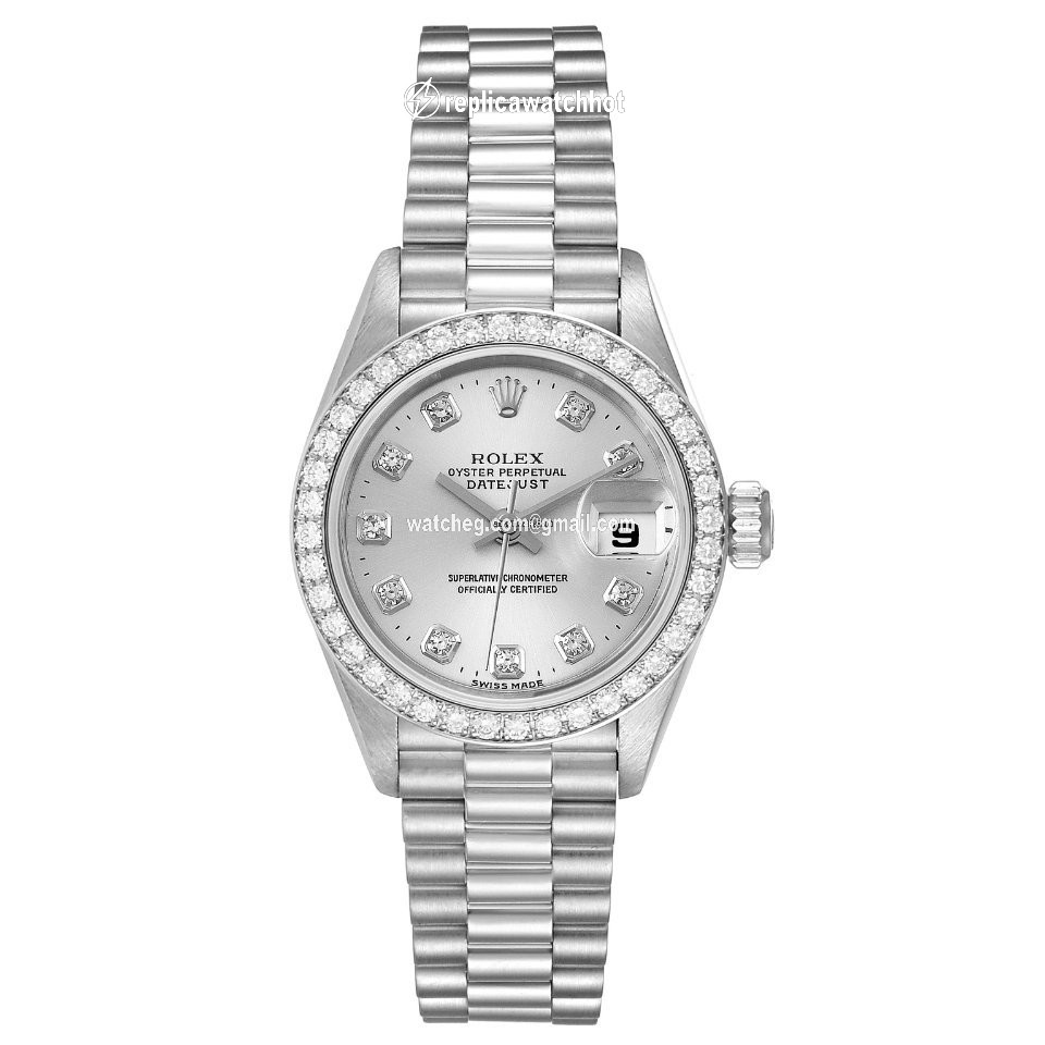 Rolex Lady-Datejust Womens watch Platinum Automatic 69136 2