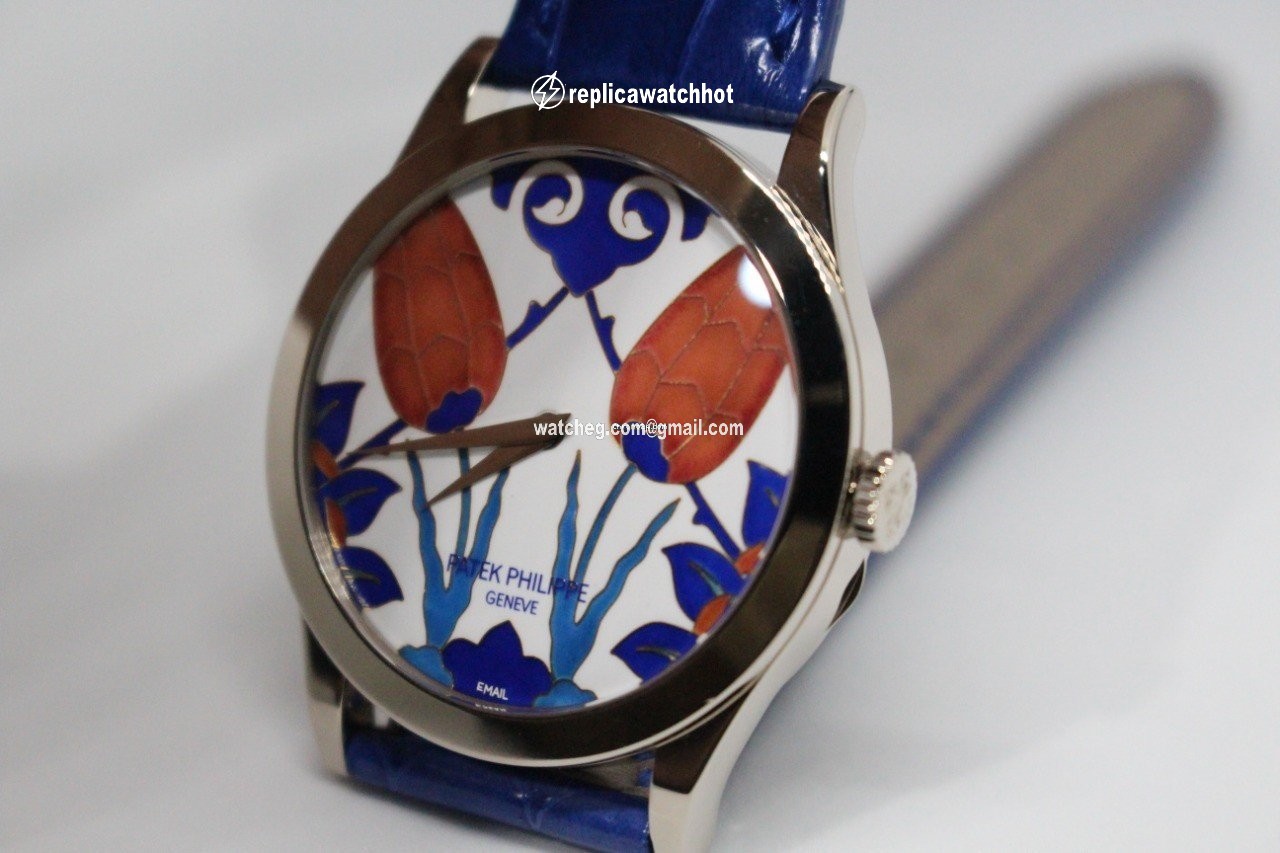 Patek Philippe Calatrava Mens watch Unisex Automatic White gold 5089G-024 2