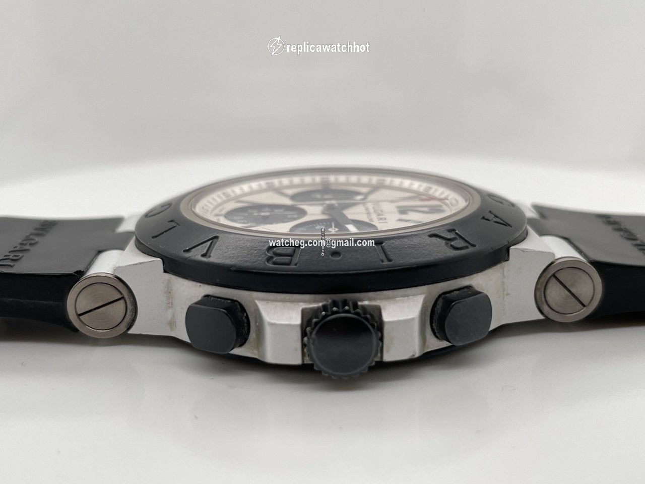 Bulgari Diagono Mens watch Unisex Automatic Aluminum AC44TA 2