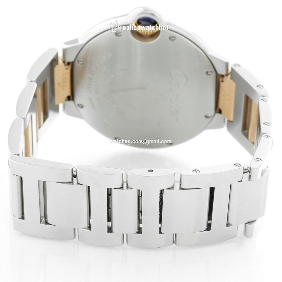 Cartier Ballon Bleu 36mm Mens watch Unisex Quartz Steel W69008Z3 3005 2