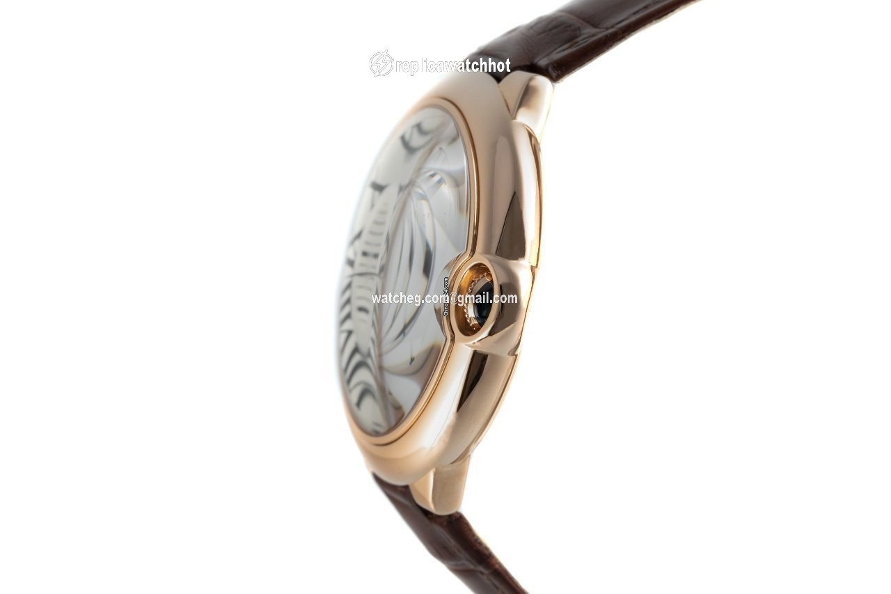 Cartier Ballon Bleu Mens watch Unisex Automatic Red gold 3941 2