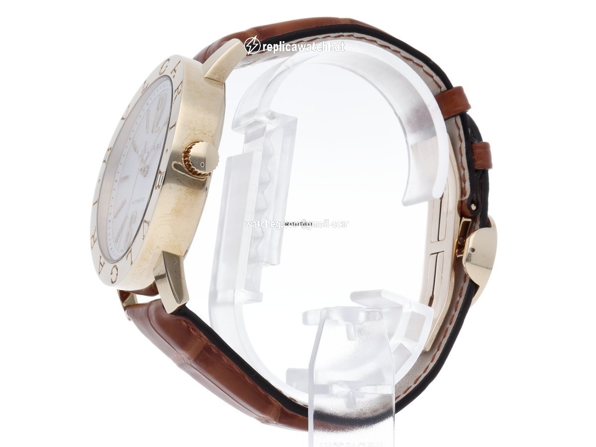 Bulgari Bulgari Mens watch Unisex Automatic Yellow gold BB42WGLD N 2