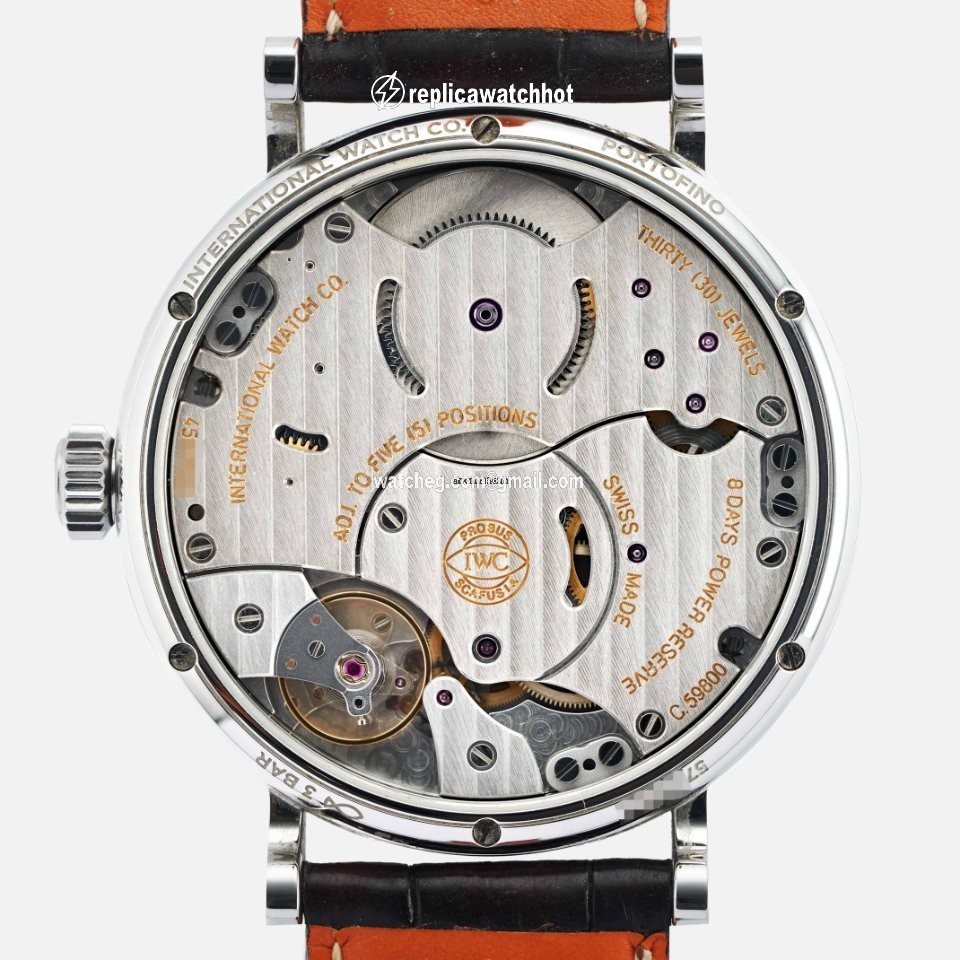 IWC Portofino Hand-Wound Mens watch Unisex Manual winding Steel IW516401 2