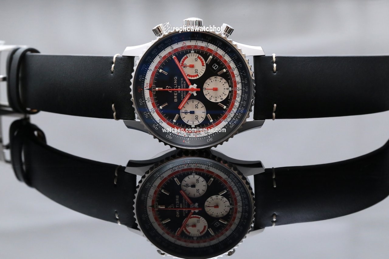 Breitling Navitimer 1 B01 Chronograph 43 Mens watch Unisex Automatic Steel AB01211B1B1X1 2