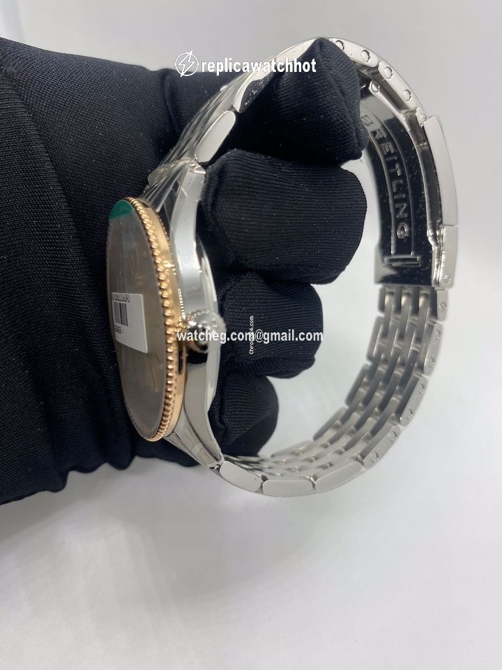 Breitling Navitimer Mens watch Unisex Automatic Gold Steel U17326211G1A1 2