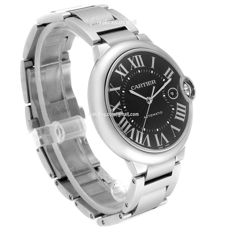 Cartier Ballon Bleu 42mm Mens watch Unisex Automatic Steel W6920042 2