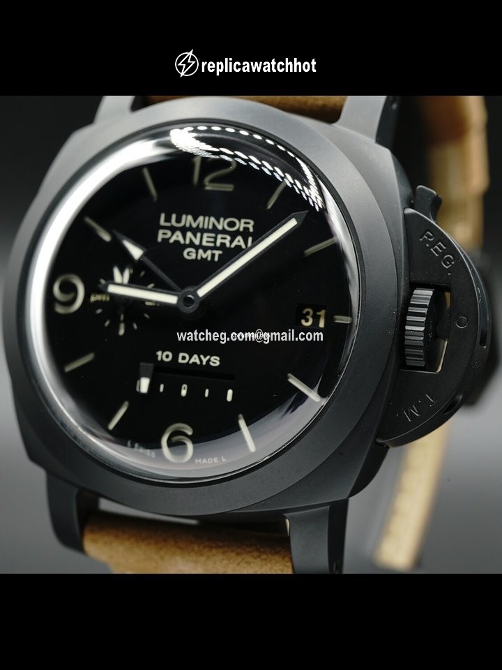Panerai Luminor 1950 10 Days GMT Mens watch Unisex Automatic Ceramic PAM00335 2