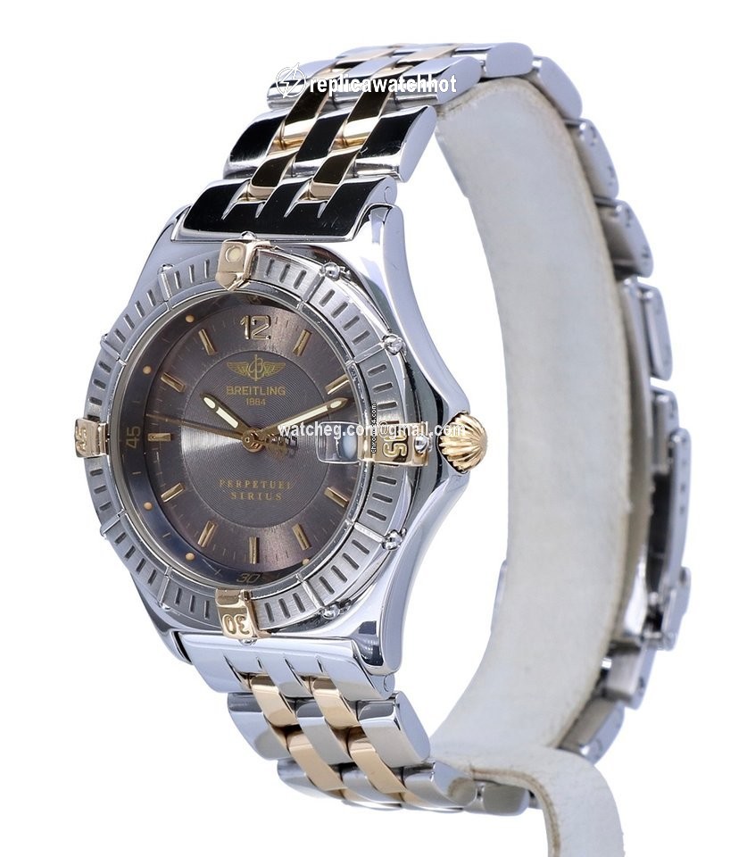 Breitling Womens watch Quartz Gold Steel B62022 2