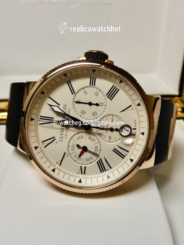 Ulysse Nardin Automatic Rose gold 1532-150-3 40 2