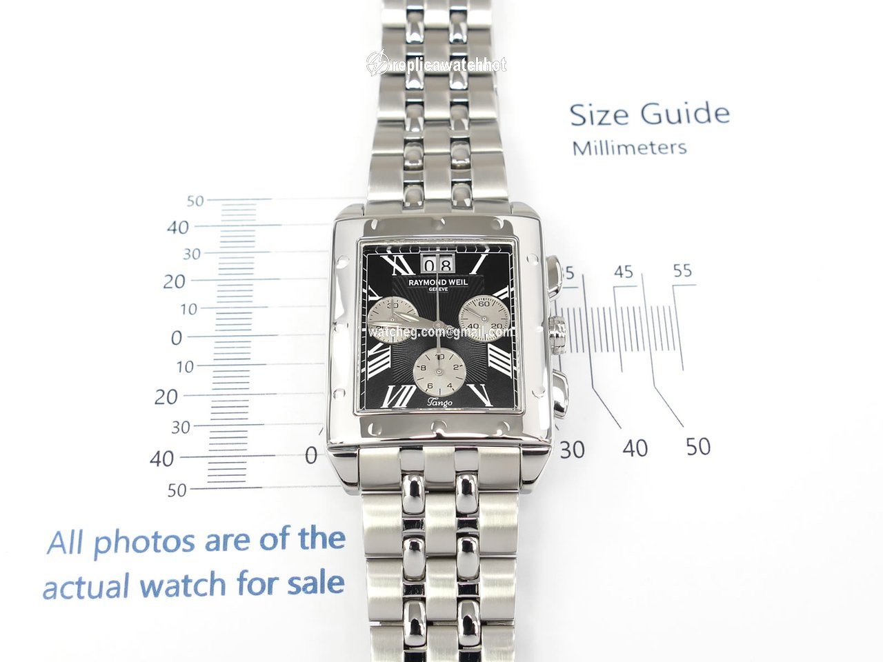 Raymond Weil Tango Mens watch Unisex Quartz Steel 4881-ST-00209 2