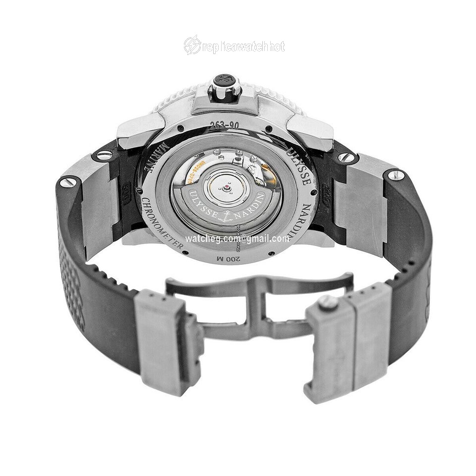 Ulysse Nardin Maxi Marine Diver Mens watch Unisex Automatic Titanium 263-90 2