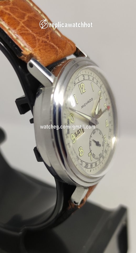 Movado Mens watch Unisex Manual winding Steel Triple date cal.472 2