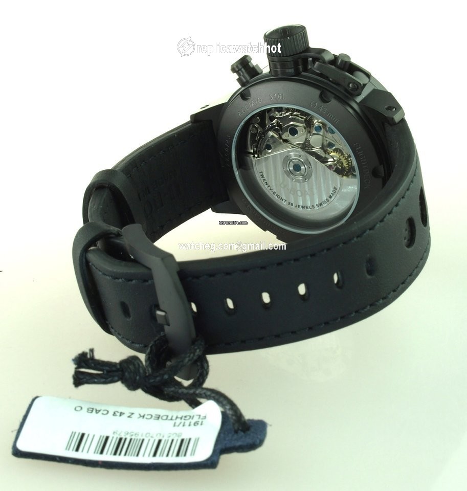 U-Boat Flightdeck Mens watch Unisex Automatic Steel 1911 1 2