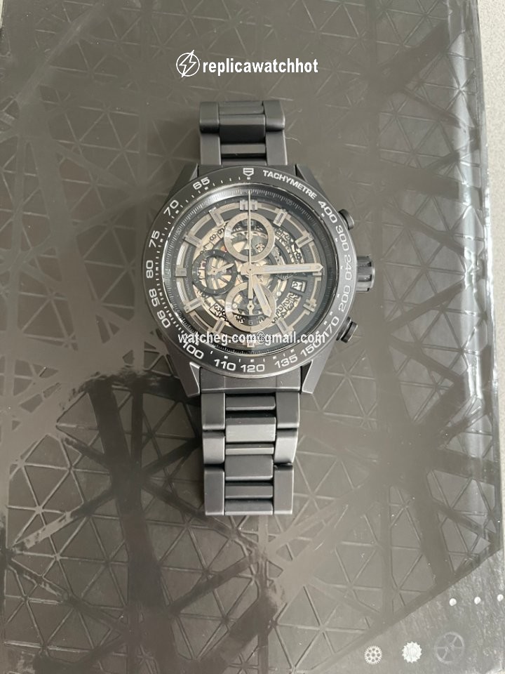 TAG Heuer Carrera Calibre HEUER 01 Mens watch Unisex Automatic Ceramic CAR2A91.FT6071 2