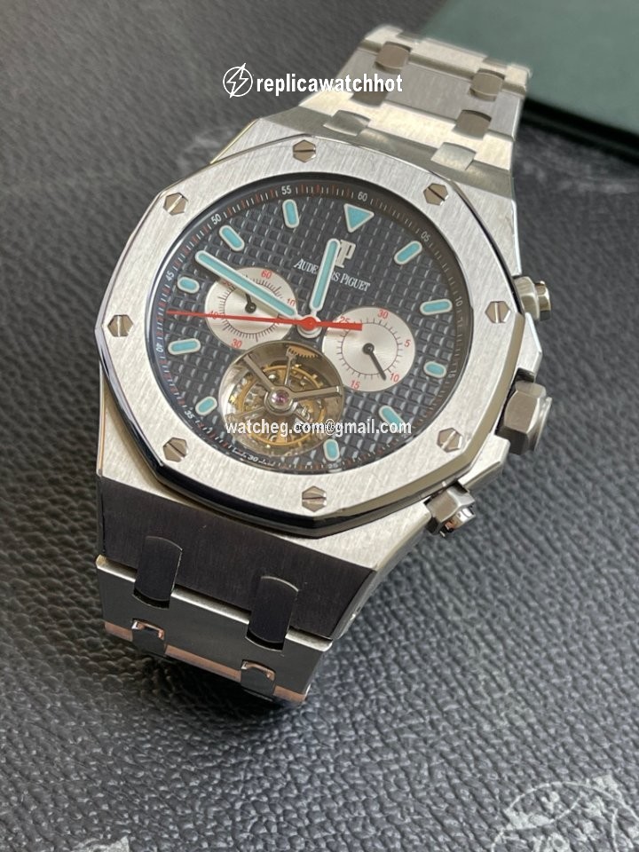 Audemars Piguet Royal Oak Tourbillon Mens watch Unisex Manual winding Steel 25977ST.OO.1205ST.01 2