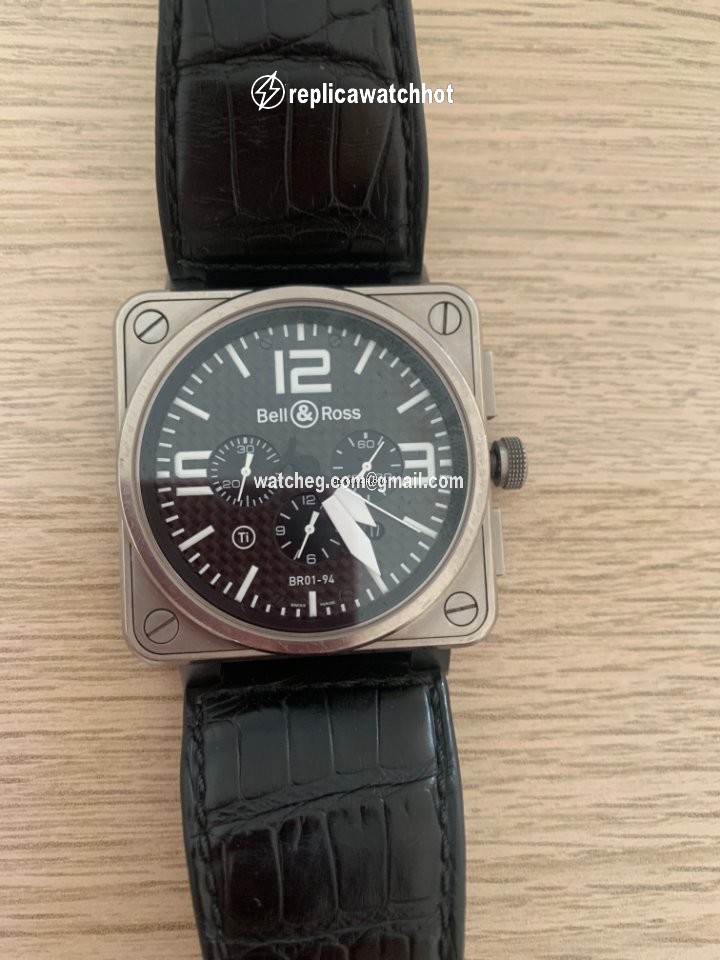 Bell & Ross BR 01-94 Chronographe Mens watch Unisex Automatic Titanium BR01-94-Titanium 2