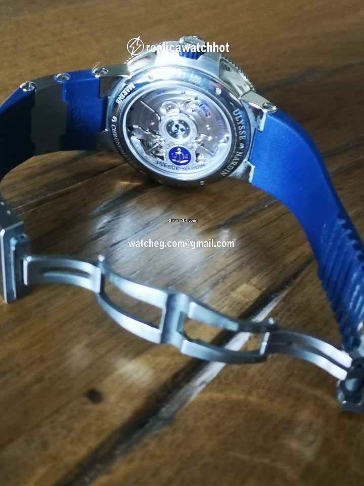 Ulysse Nardin Marine Chronometer Manufacture Mens watch Unisex Automatic Steel 1183-126-3 63 2