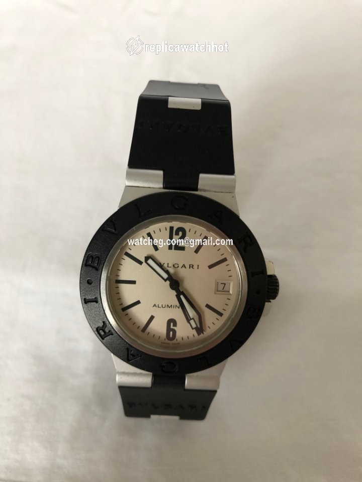 Bulgari Diagono Mens watch Unisex Automatic Aluminum AL 38 A 2