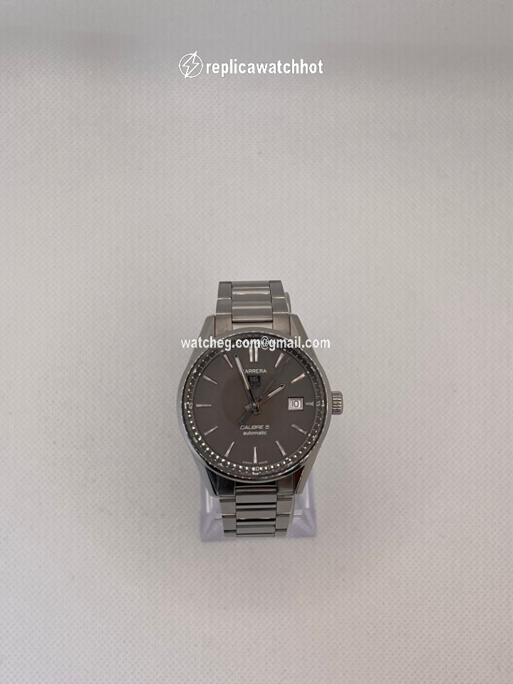 TAG Heuer Carrera Calibre 5 Mens watch Unisex Automatic Steel WAR211C.BA0782 2