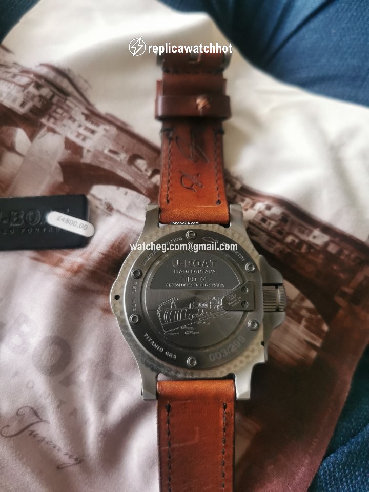 U-Boat Tipo 01 Mens watch Unisex Automatic Titanium 7472 2