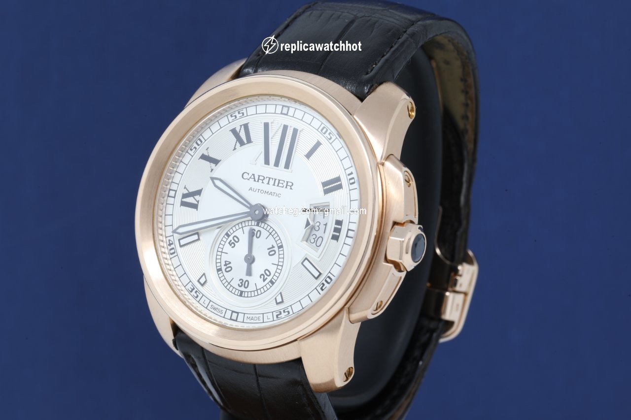 Cartier Calibre de Cartier Mens watch Unisex Automatic Rose gold W7100009 2