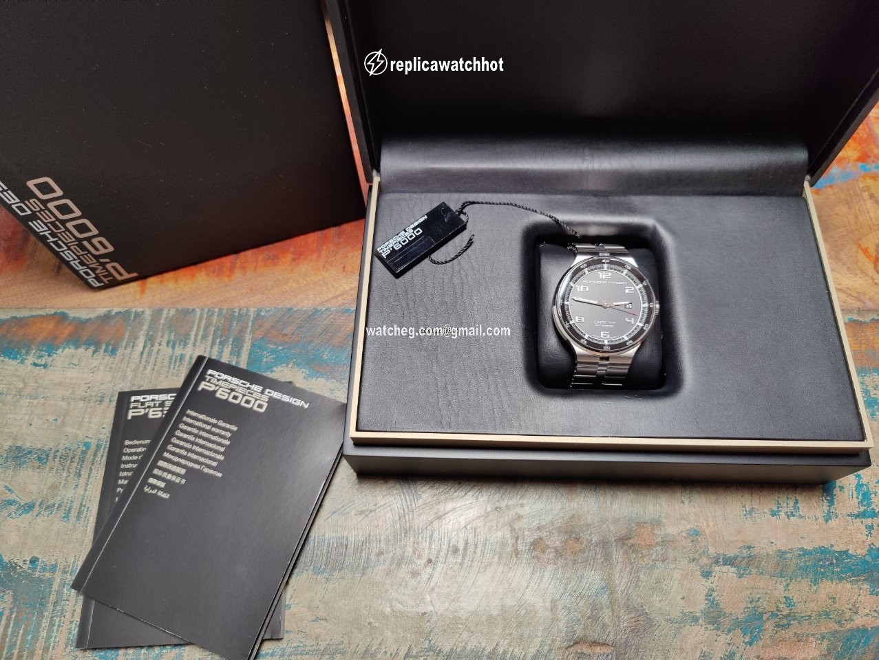 Porsche Design Flat Six Mens watch Unisex Automatic Steel 6350.42.44.0276 2