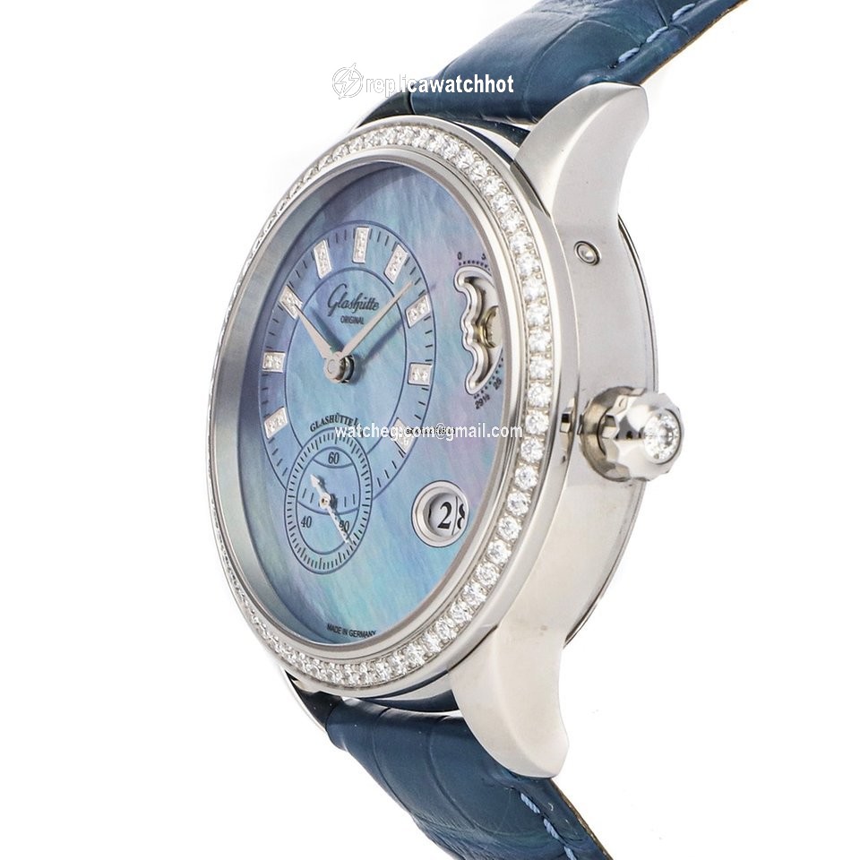 Glashtte Original PanoMatic Luna Mens watch Unisex Automatic Steel 1-90-12-03-12-02 2