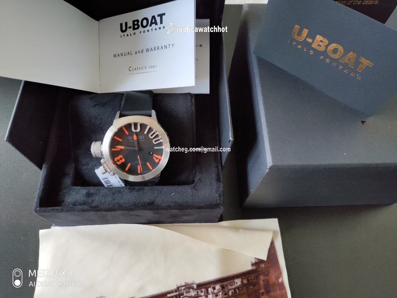 U-Boat U-1001 Mens watch Unisex Automatic Steel 6449 1 2