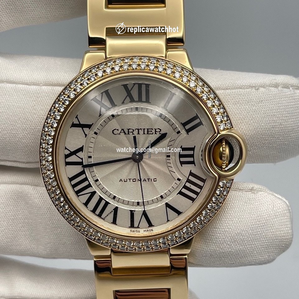 Cartier Ballon Bleu 36mm Womens watch Automatic Yellow gold we900451 2