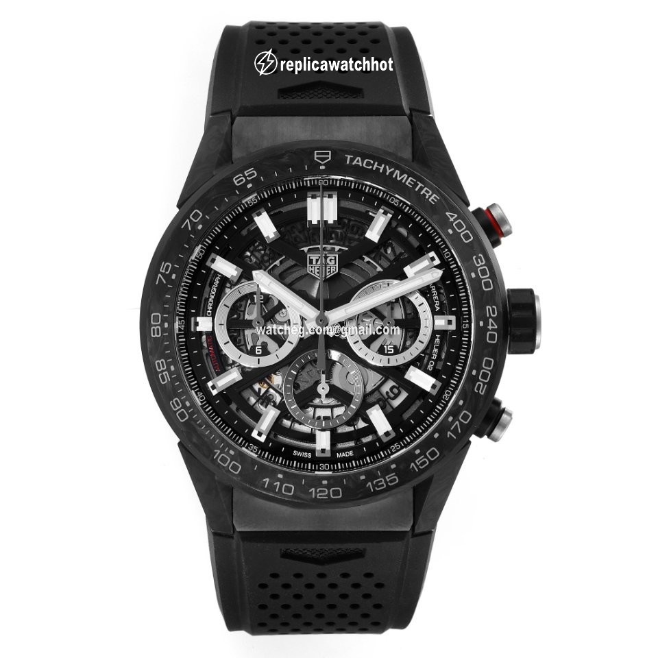 TAG Heuer Carrera Heuer-02T Mens watch Unisex Automatic Carbon CBG2A91.FT6173 2