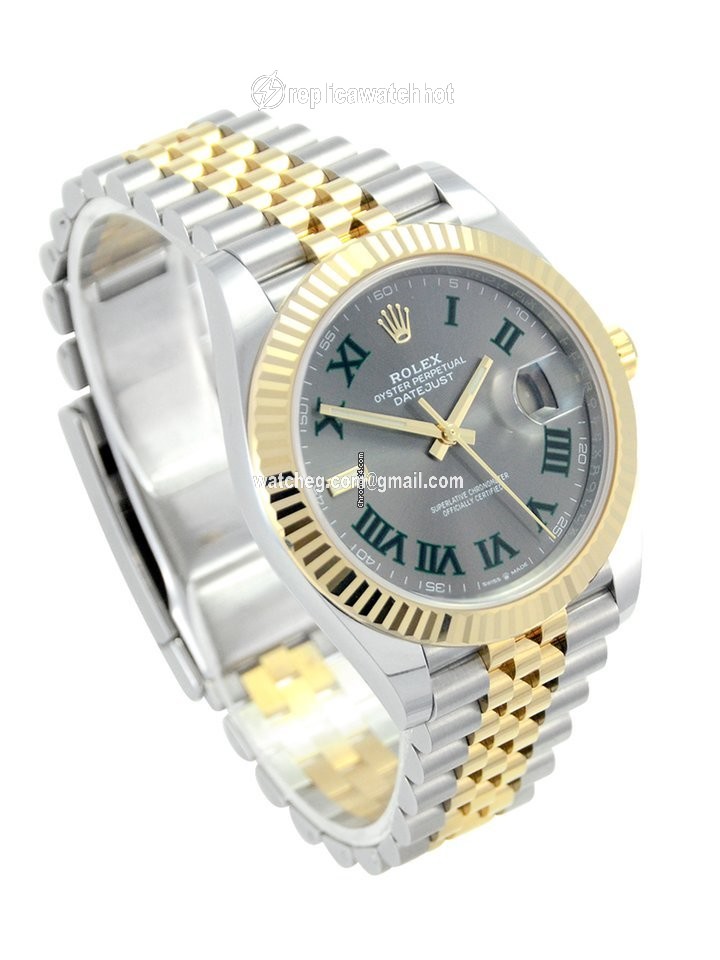Rolex Datejust 41 Mens watch Unisex Gold Steel Automatic 126333-0020 2